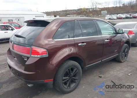 2010 Lincoln Mkx z USA, uszkodzony, nr VIN 2LMDJ8JC4ABJ22205